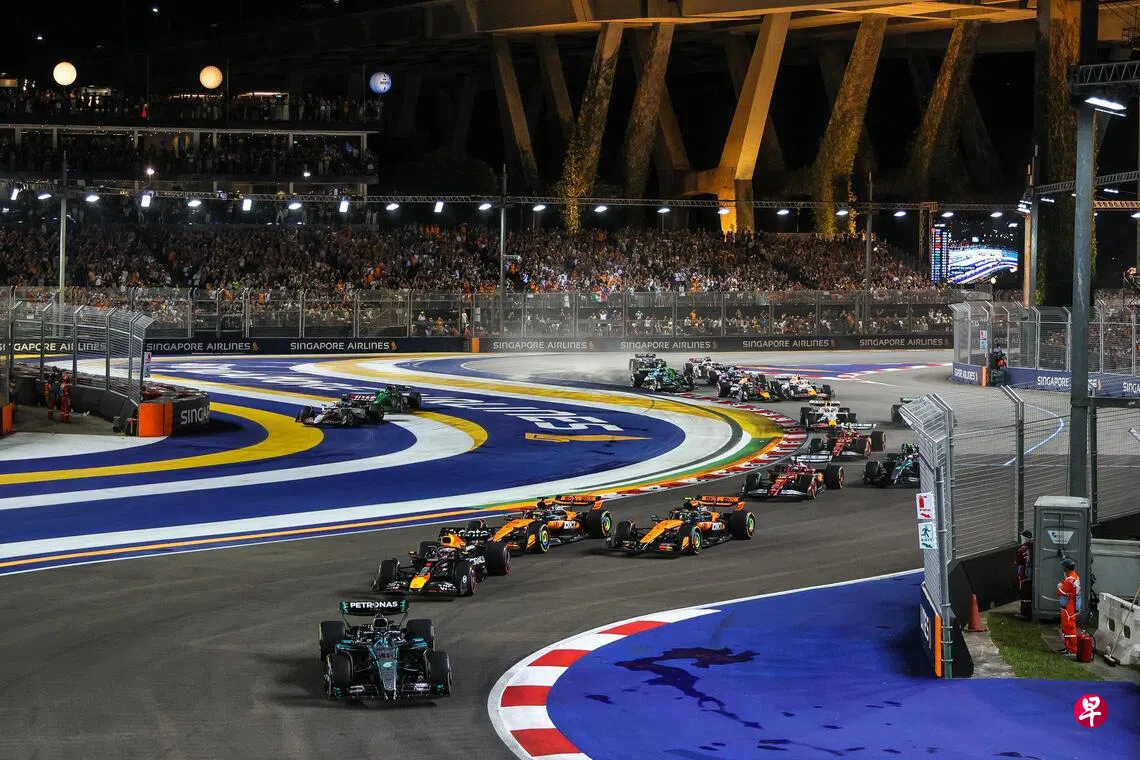 拉塞尔首夺新加坡F1站桂冠迈凯伦卫冕车队冠军| 联合早报