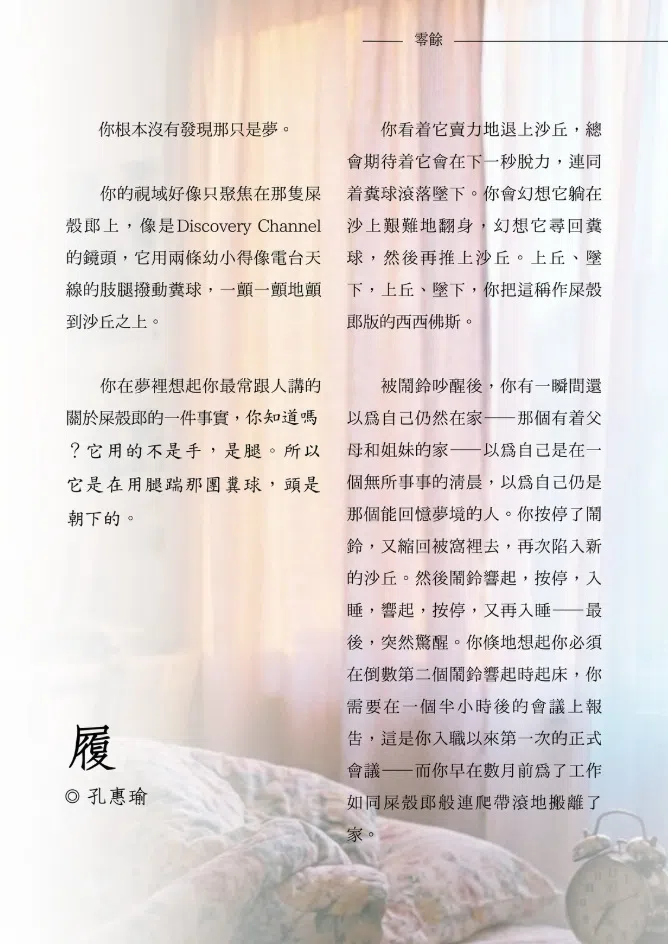 《零余》内页设计精美，可随时在线上翻阅。（《零余》网站截图）