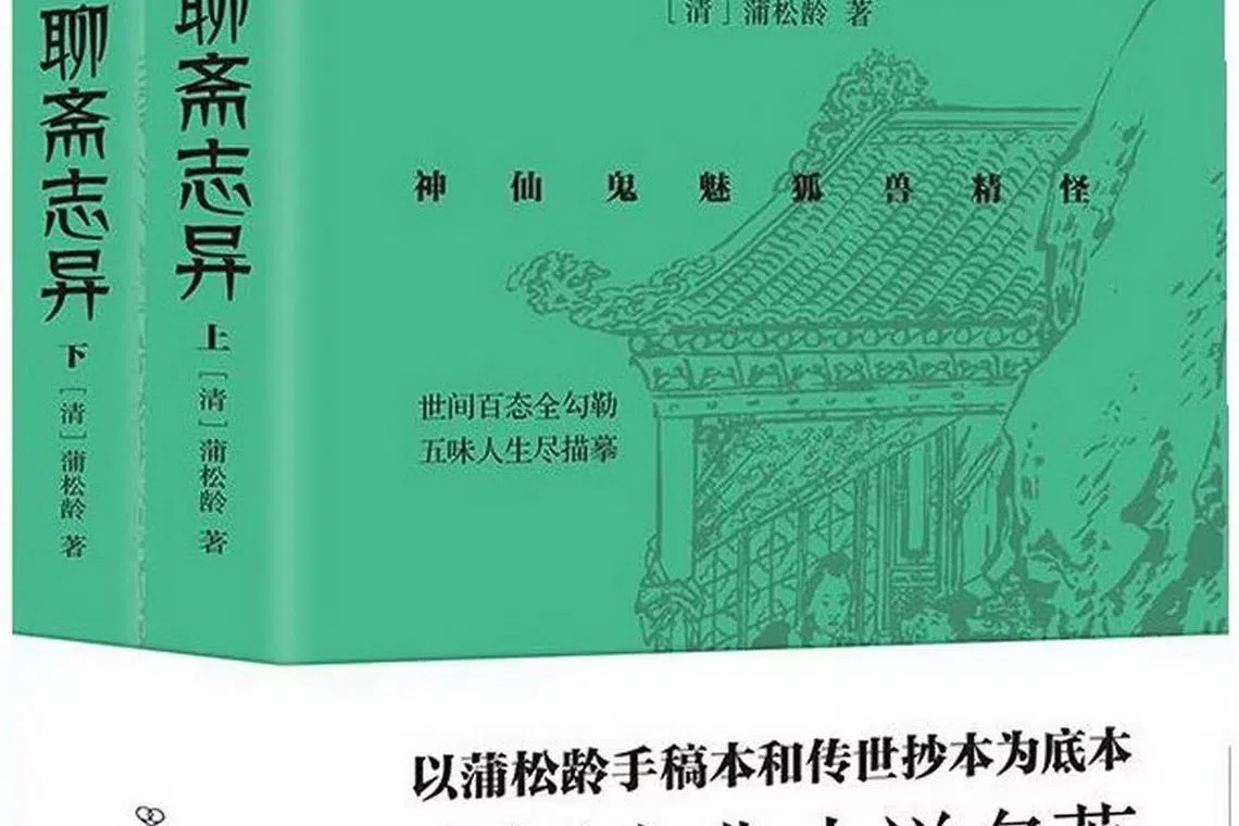 《聊斋志异》是清初文言短篇小说集，共收小说数百篇。（互联网）