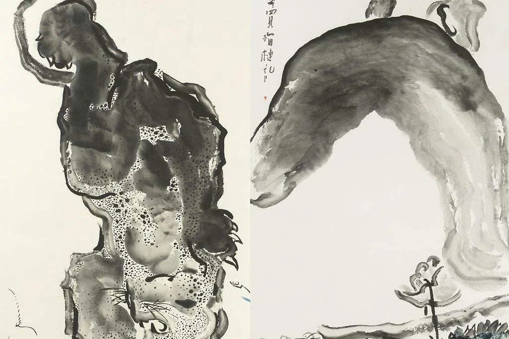 融合东西方技巧
陈有炳展百件水墨油画精品
