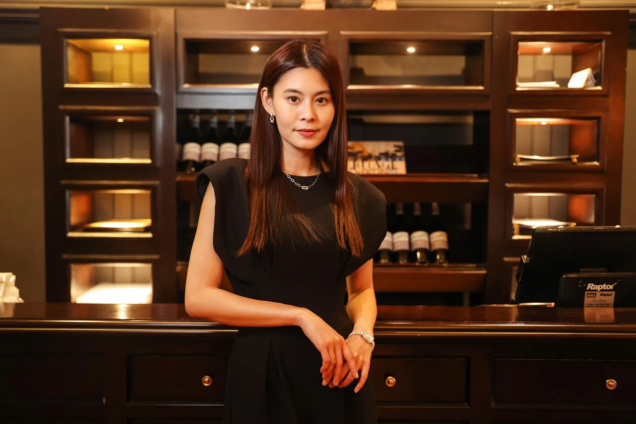 陈楚寰在《最佳遗产》饰演高冷律师。（白艳琳摄）