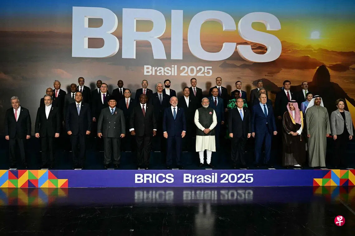 特朗普称“很快”对金砖国家课征10%关税| 联合早报