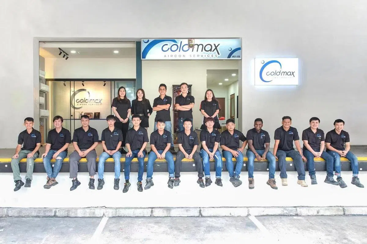  Coldmax Aircon Services为顾客提供冷气的销售、安装和维修等一站式服务。（图/受访者提供）