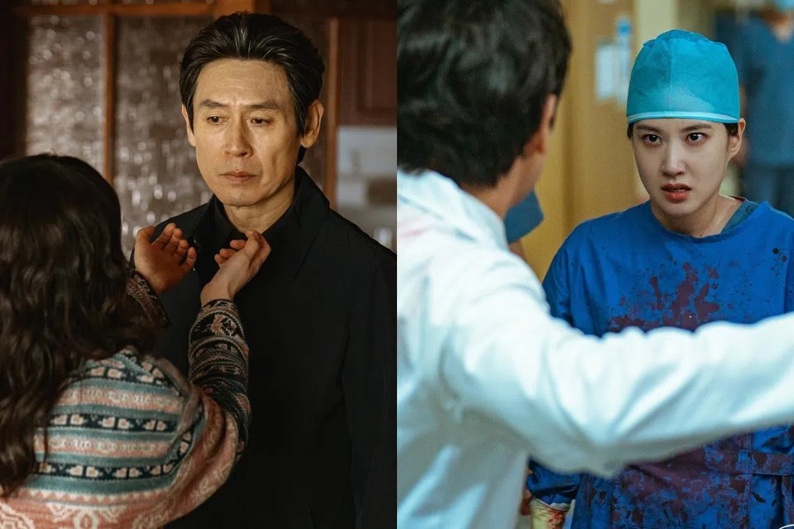 薛景求（左图）和朴恩斌（右图）在剧中有不少冲突和交锋的场面。（取自Disney+ Korea IG）