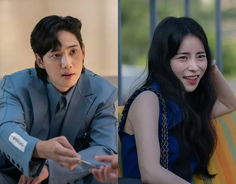《黑暗荣耀》的朴成焄（左）及林智妍在韩国演艺圈载浮载沉多年。（互联网）