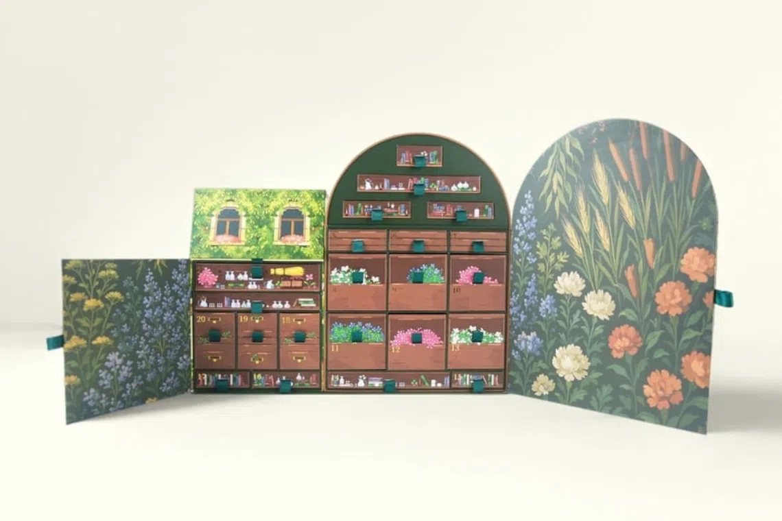 魔女琪琪的小木屋里藏有24个惊喜。（取自Pinkteaspoon.com）