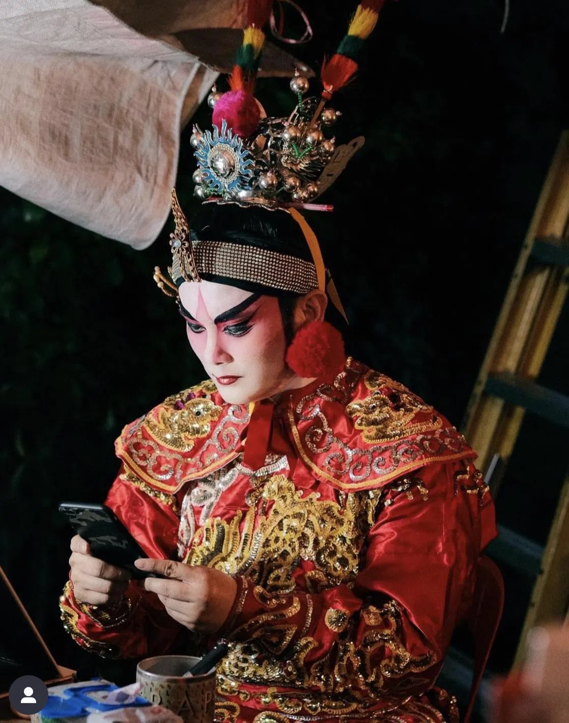 沈炜竣尽可能继续工作，下周三（27日）将会有一场戏曲表演。（取自艺人IG）
