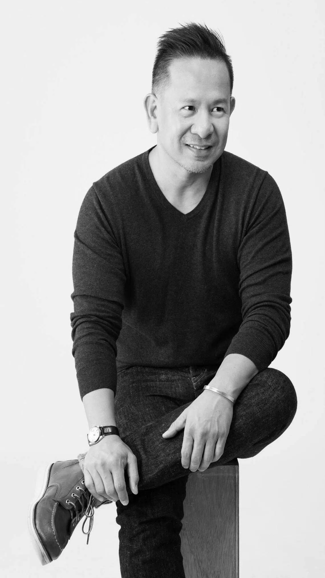 设计师杨国胜：弯曲专利使下一代设计师在形式探索上能做更多的实验。（Nathan Yong Design提供）