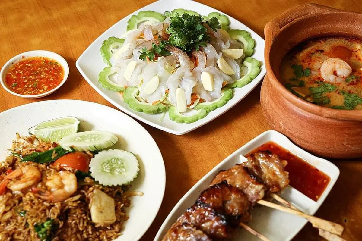 泰式餐馆Nana Original Thai主打一系列正宗却不多为人知的泰式料理。（李健玮摄）