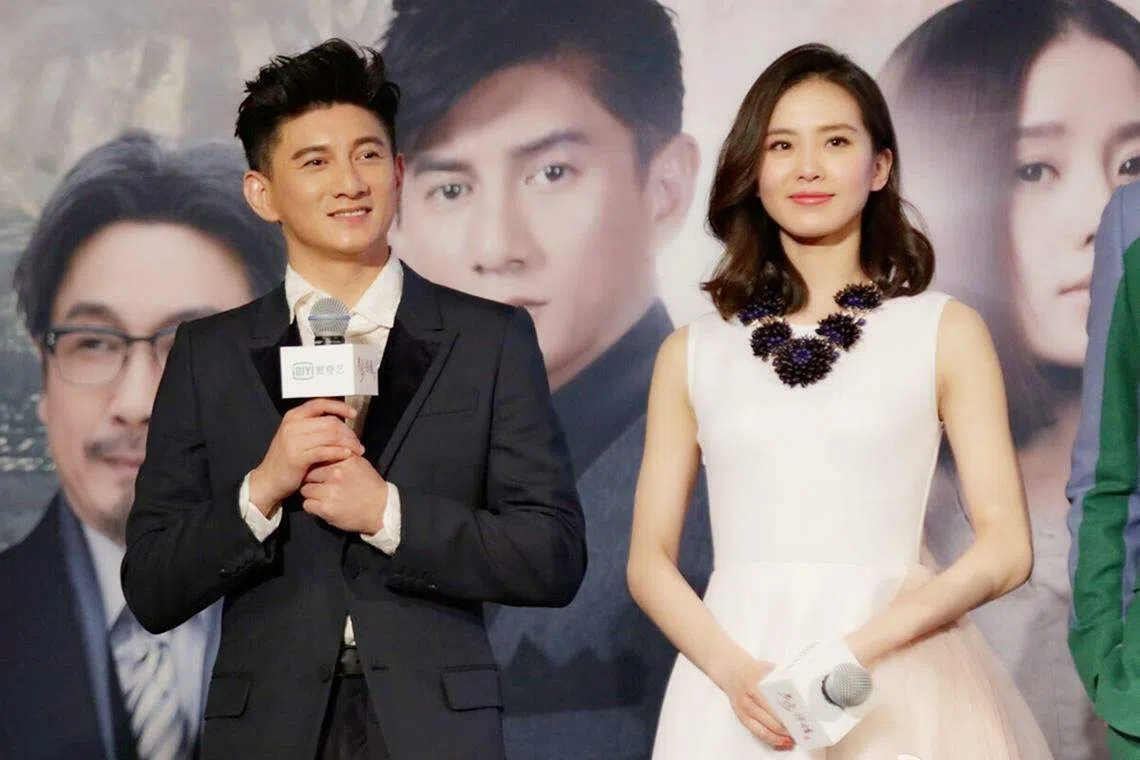 传吴奇隆与刘诗诗因为儿子教育问题冷战。（互联网）