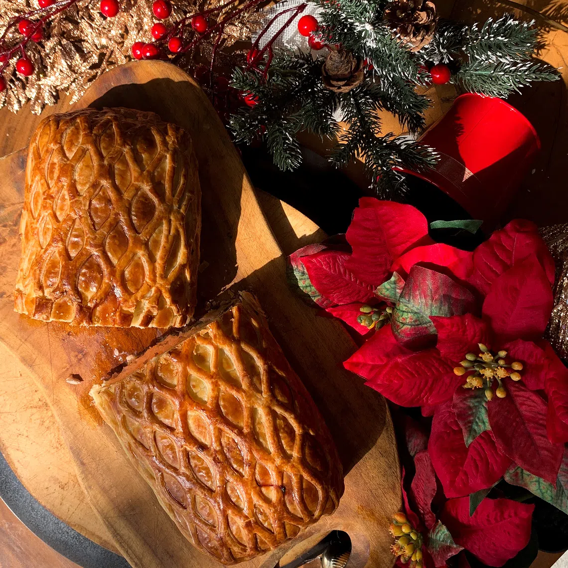 Greenwood Fish Market餐馆以龙虾作为威灵顿肉芯。（餐馆提供）