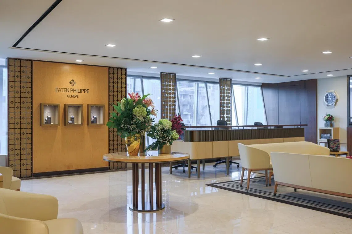 焕新后的百达翡丽服务中心，氛围静谧。（百达翡丽提供）