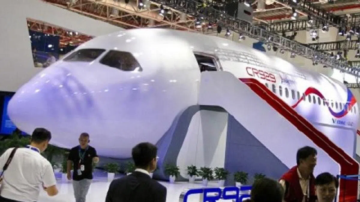 CR929是中俄联合远程宽体客机的简称，这一座级相当于空客330系列和波音787系列。（互联网）