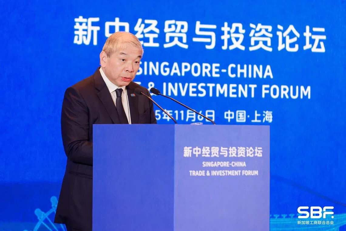 新加坡工商联合总会主席张松声：相信随着两国关系持续深化和加强，更多高质量、新兴领域的合作机遇将不断涌现。（新加坡工商联合总会）