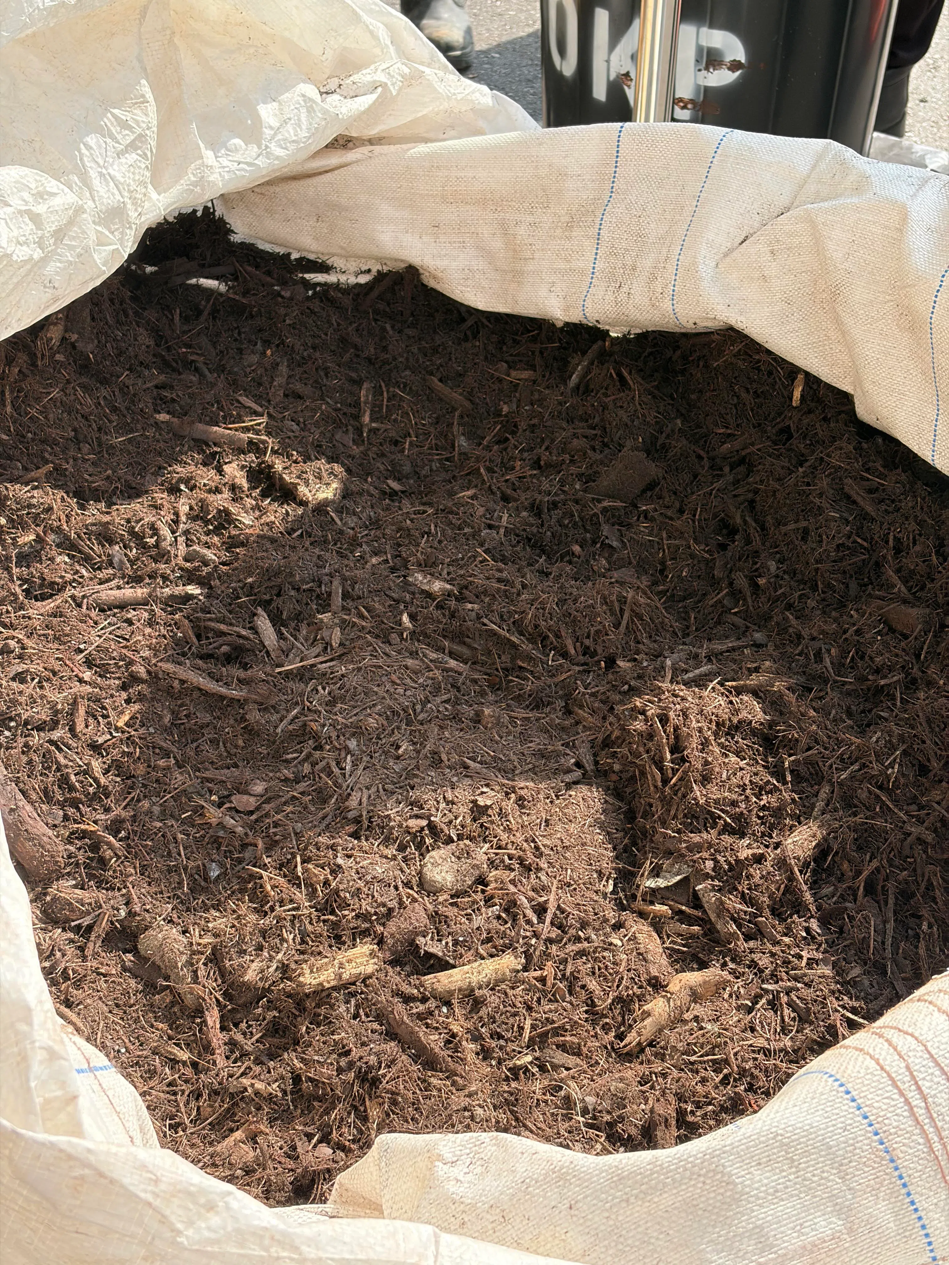 WoodFlex的原材料包括回收木屑。（陆交局提供）