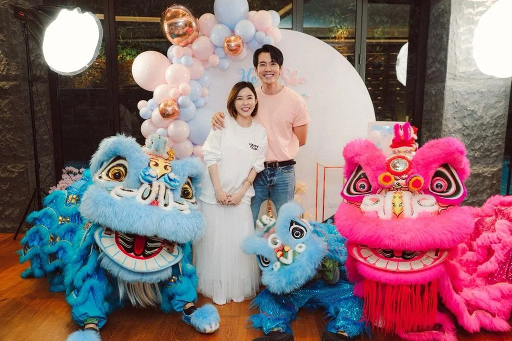 黄振隆以舞狮表演揭宝宝性别 孩子名字超前部署 