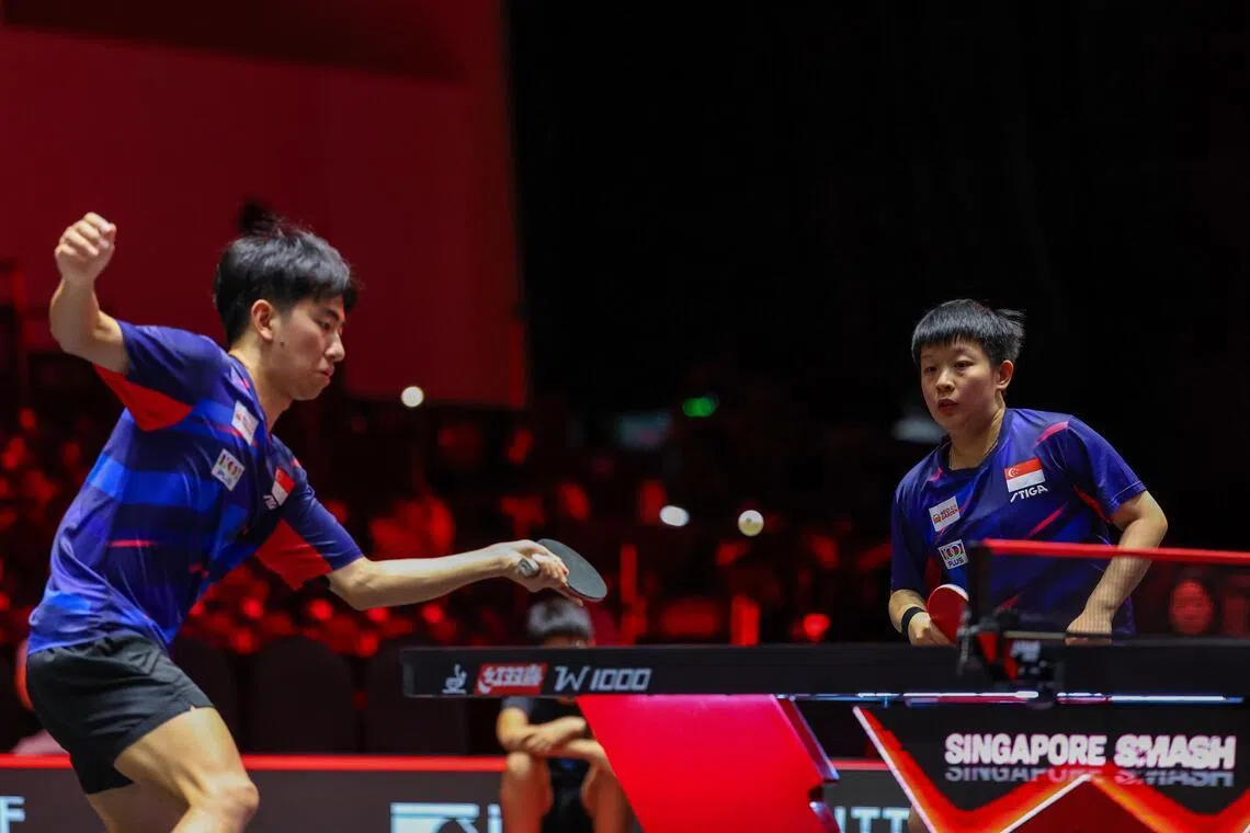 冯耀恩／曾尖是当天最后一组获得晋级资格的球员。（吴先邦摄）