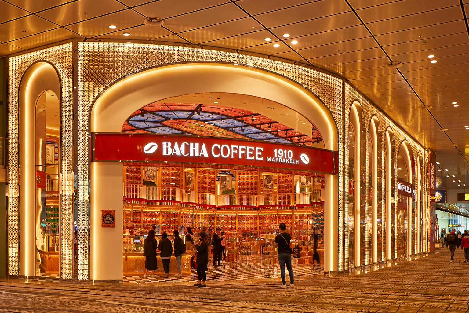 Bacha Coffee源自摩洛哥，被纳入V3旗下，重塑品牌，进一步发展。（图/V3集团提供）