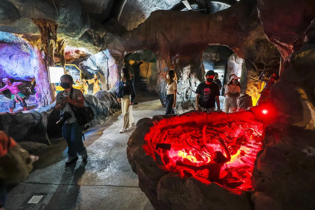 虎豹别墅的地狱博物馆是全球首个以死亡和来世为主题的博物馆。（档案照）