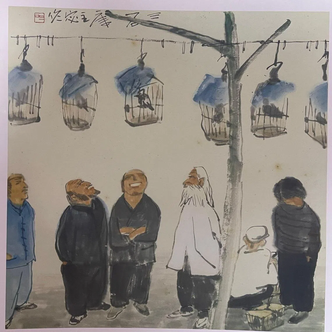 曾宓的水墨个展在品宣阁展出。（品宣阁提供）