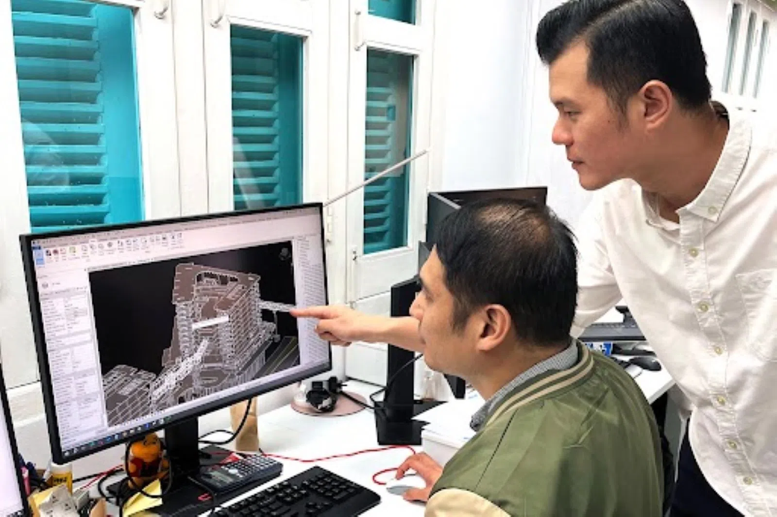 在各个阶段采用电脑科技辅助工程，使黄富昌和其团队识别设计冲突，确保设计准确。（图/安博提供）