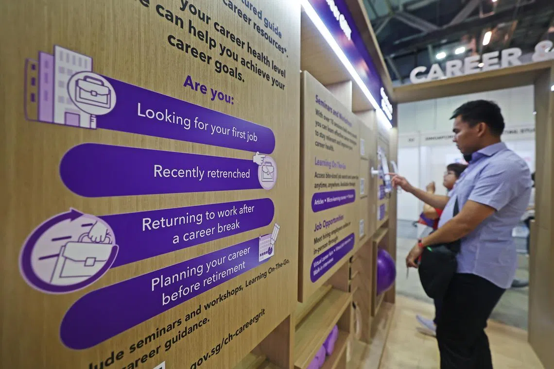 政府在去年财政预算案宣布技能创前程进阶计划，通过提供额外4000元技能创前程培训补助、中途职业加强津贴，以及给予全职进修者每月最高3000元培训津贴这三大方式，鼓励雇员提升技能和加强就业能力。（陈渊庄摄）