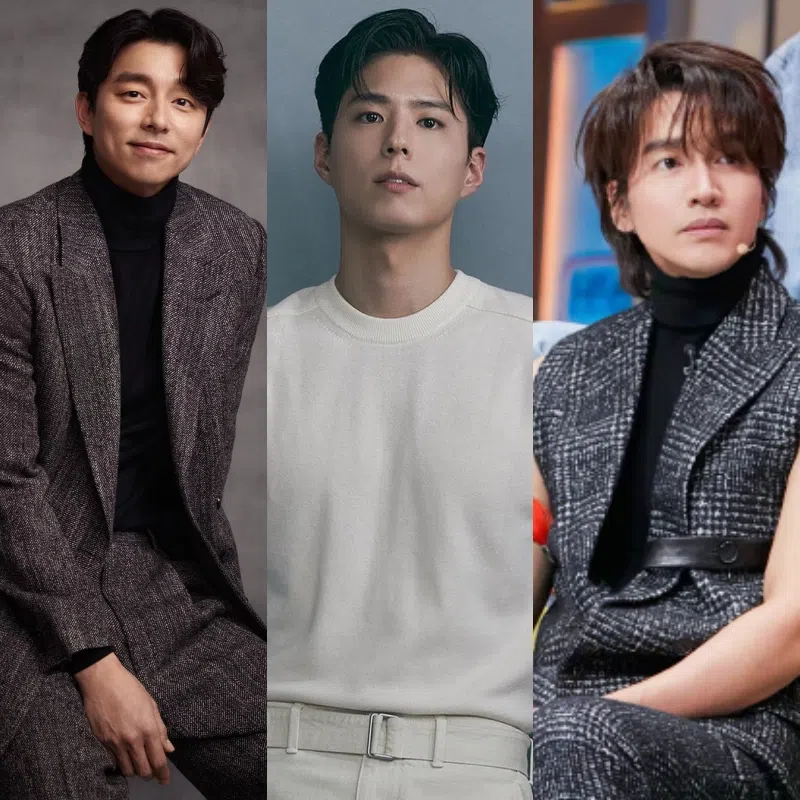 大众投选，如果男神级的孔刘、朴宝剑和言承旭翻车，他们会崩溃。（艺人IG和微博）