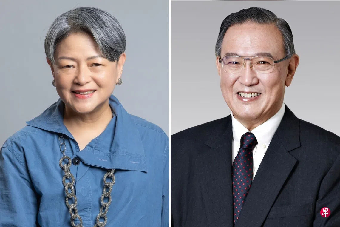 国家福利理事会前主席范秀平（左）星期二（9月1日）接替余福金博士（右），出任护联局主席。 （护联局提供）