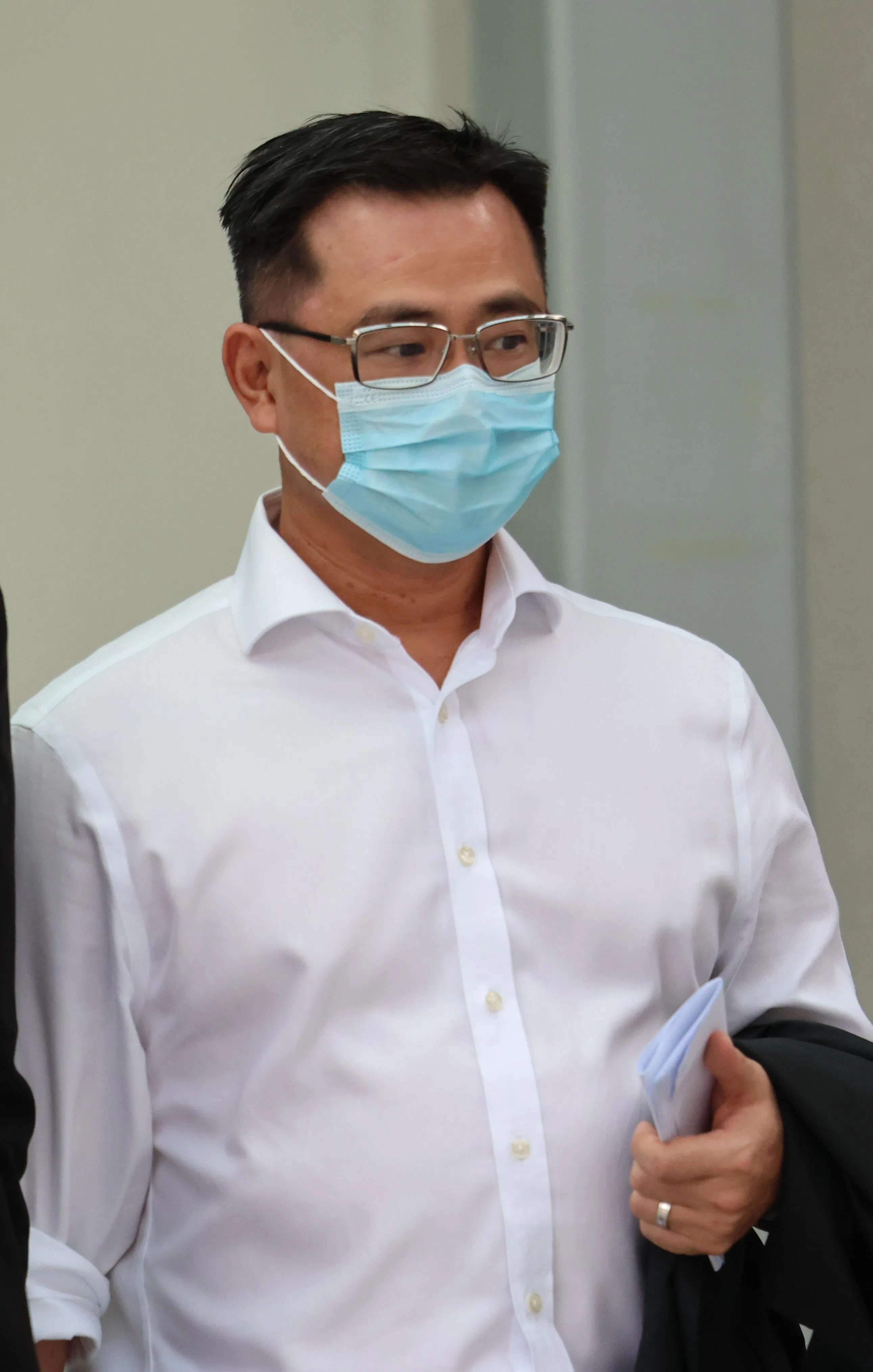 曾百胜（图）被指在2019年与辛大伟串谋，四次贿赂时任香港友邦保险公司董事的周科林32万元。（梁麒麟摄）