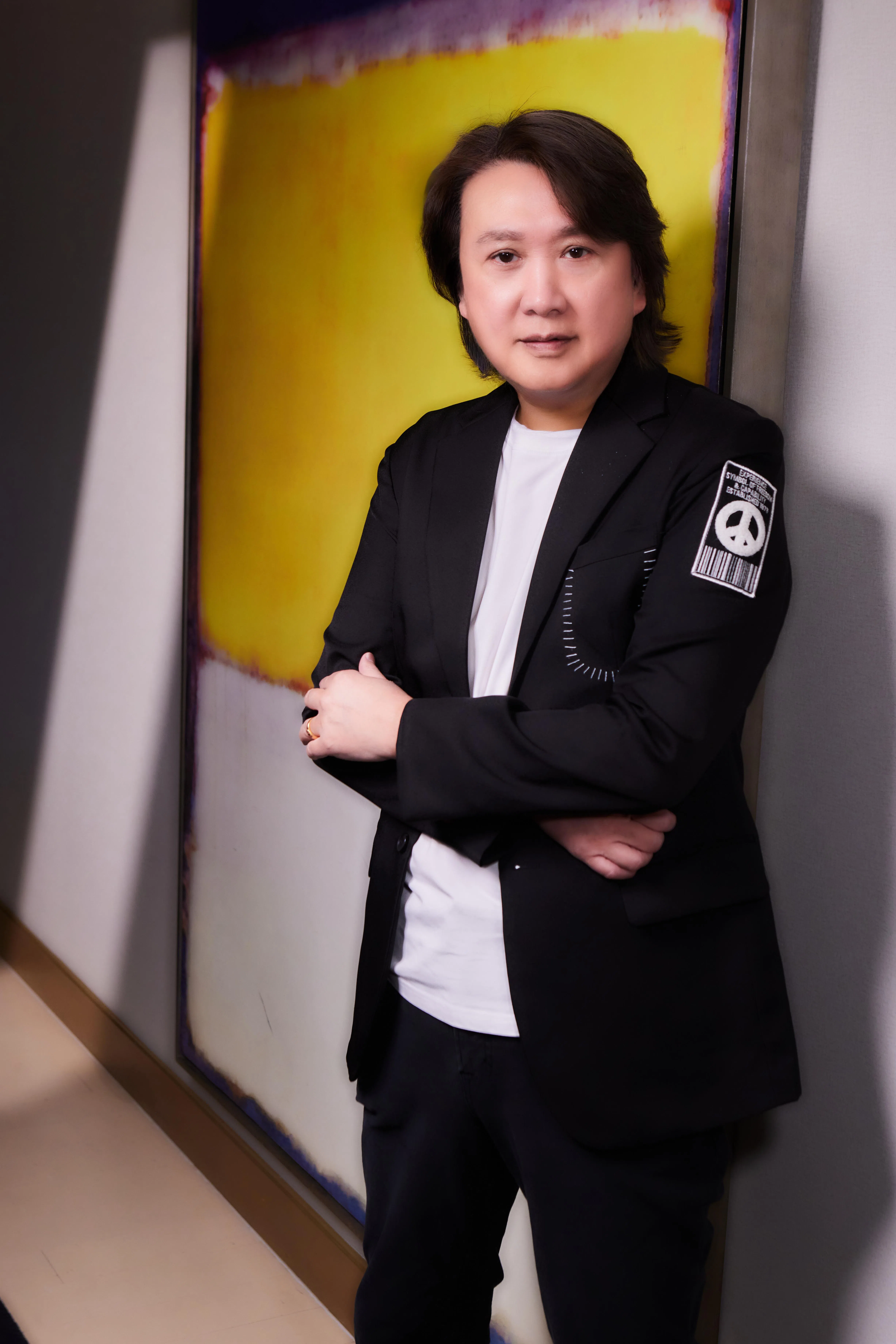 周治平感恩母亲一路来对他事业的支持。（创时代提供）