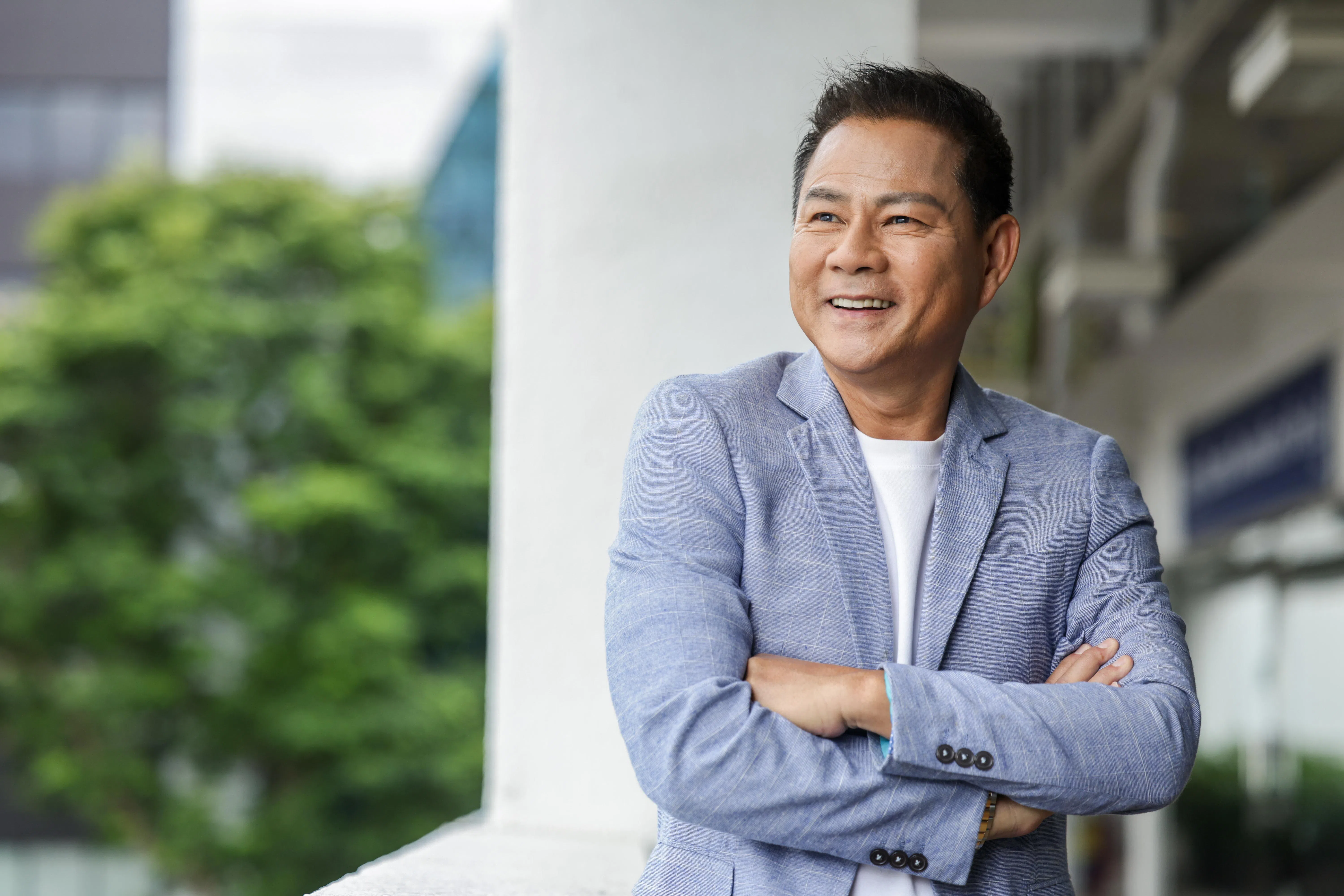 朱永钦因脊椎出问题而动手术。（叶振忠摄）