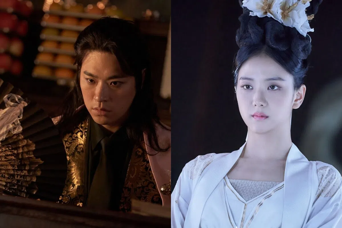 朴正民（左）和Jisoo曾客串演出《附身》，分别饰演巫师和仙女。（取自tvn.movies IG）