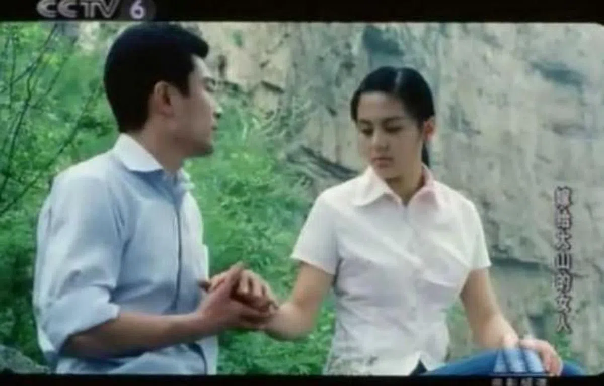 以一个被拐女子最后留在乡村教书为故事原型的电影《嫁给大山的女人》在全国公映。（互联网）