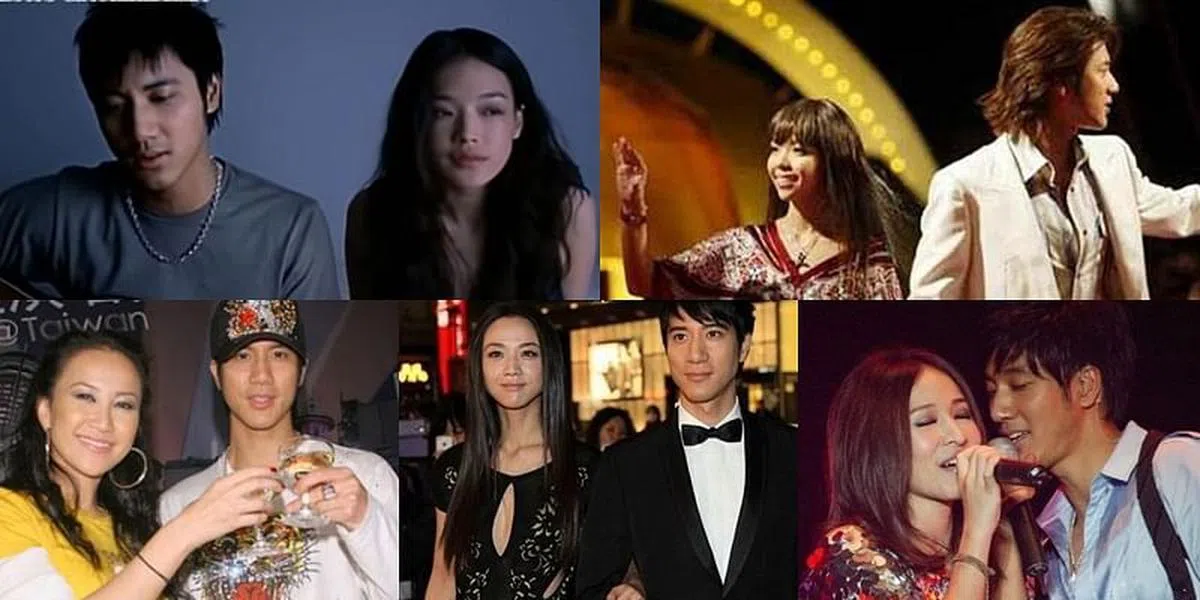 王力宏的绯闻对象们：（上图左起）舒淇、张惠妹、（下图左起）李玟、汤唯、萧亚轩。（互联网）