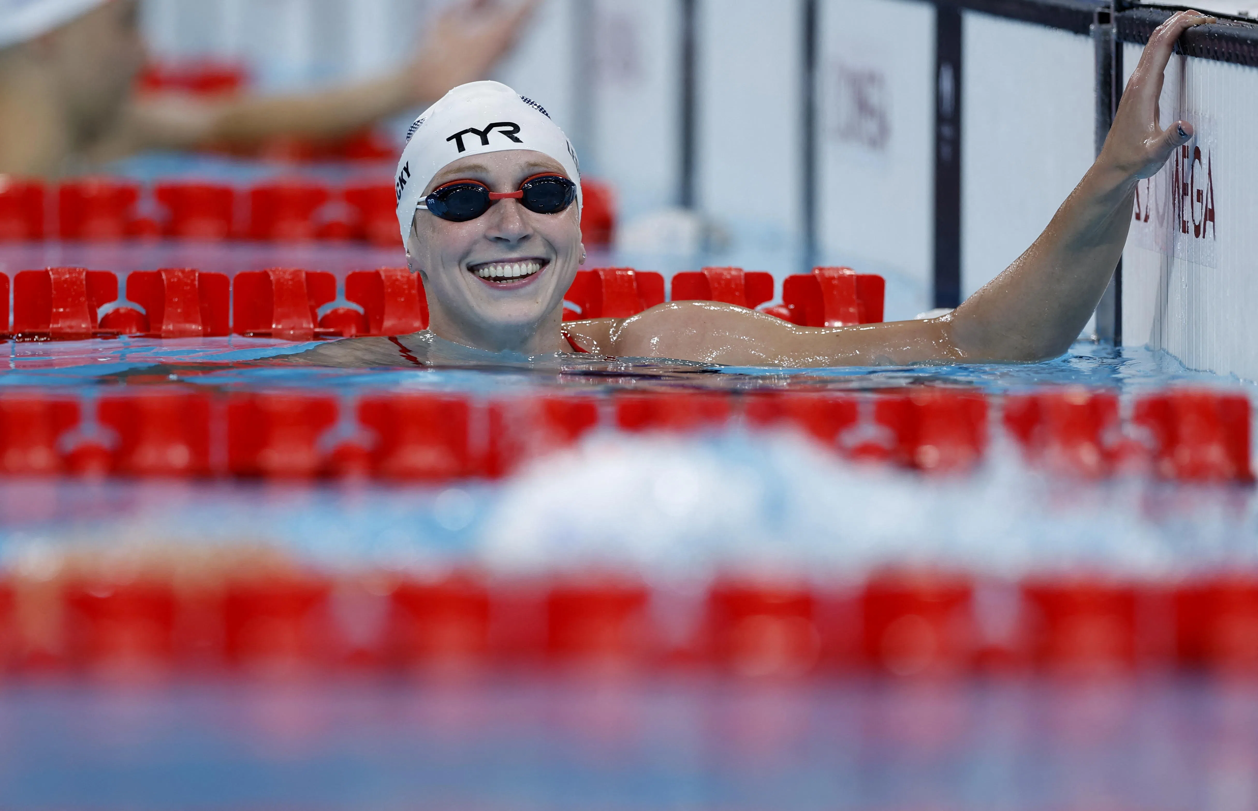 27岁的美国泳将凯蒂是世锦赛历来个人金牌数最多的泳手。（路透社）