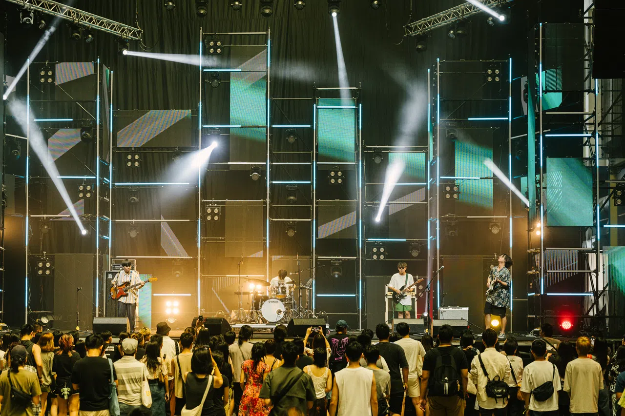 温室杂草是“克浪”音乐节第一组表演者。（主办方“24owlssg”提供）