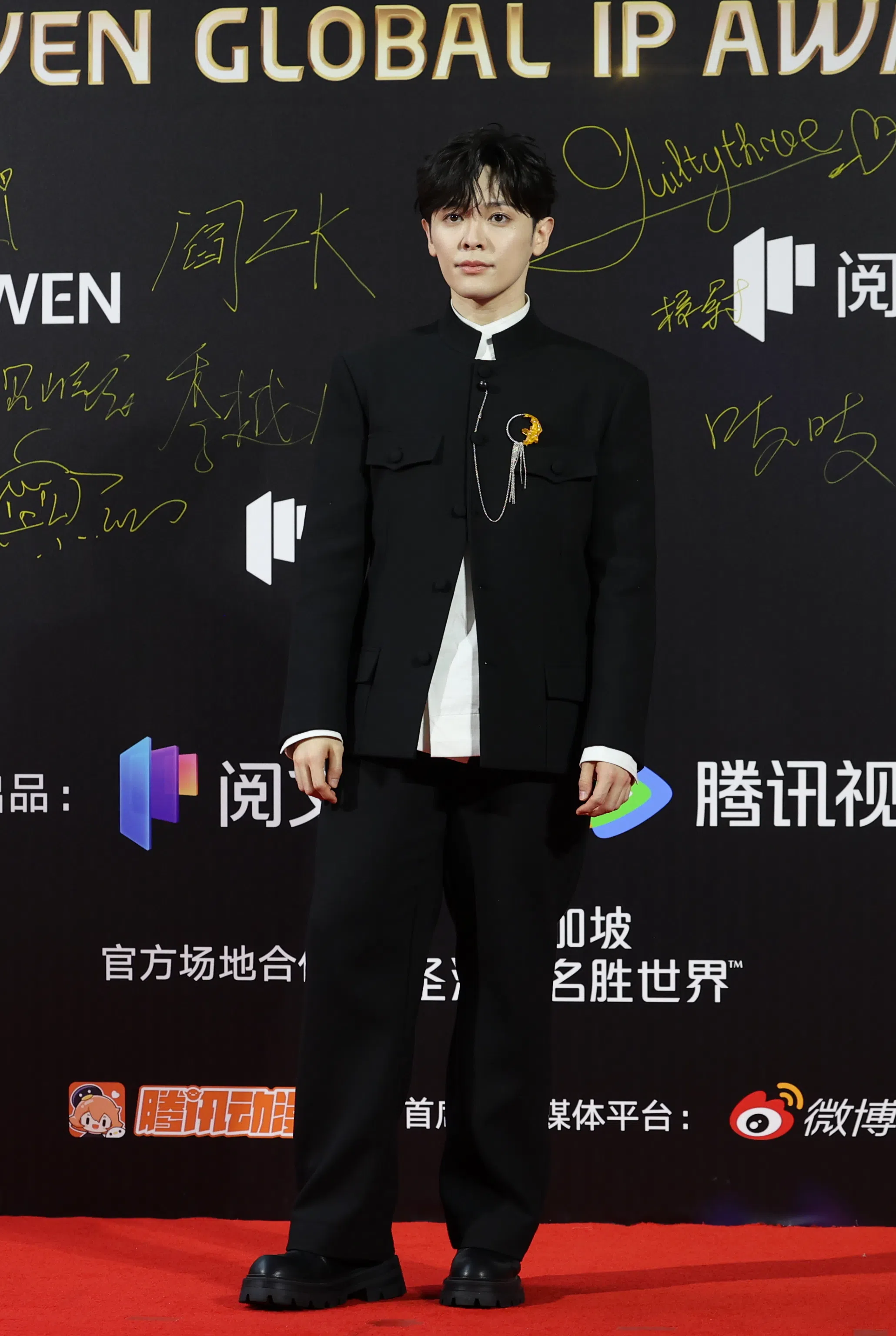 马来西亚的尤长靖率先登场。（新明日报）