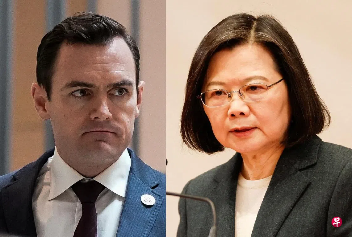 美众议院美中战略竞争特委会主席加拉格尔秘密访台会见蔡英文| 联合早报
