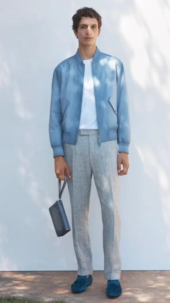 汪小菲撞衫金秀贤的，就是这件法国百年品牌Berluti。（互联网）