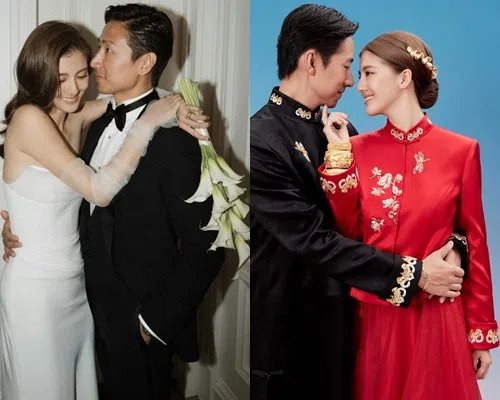 吴千语在婚礼照流出后，终于在20日官宣结婚喜讯。（取自艺人Instagram）