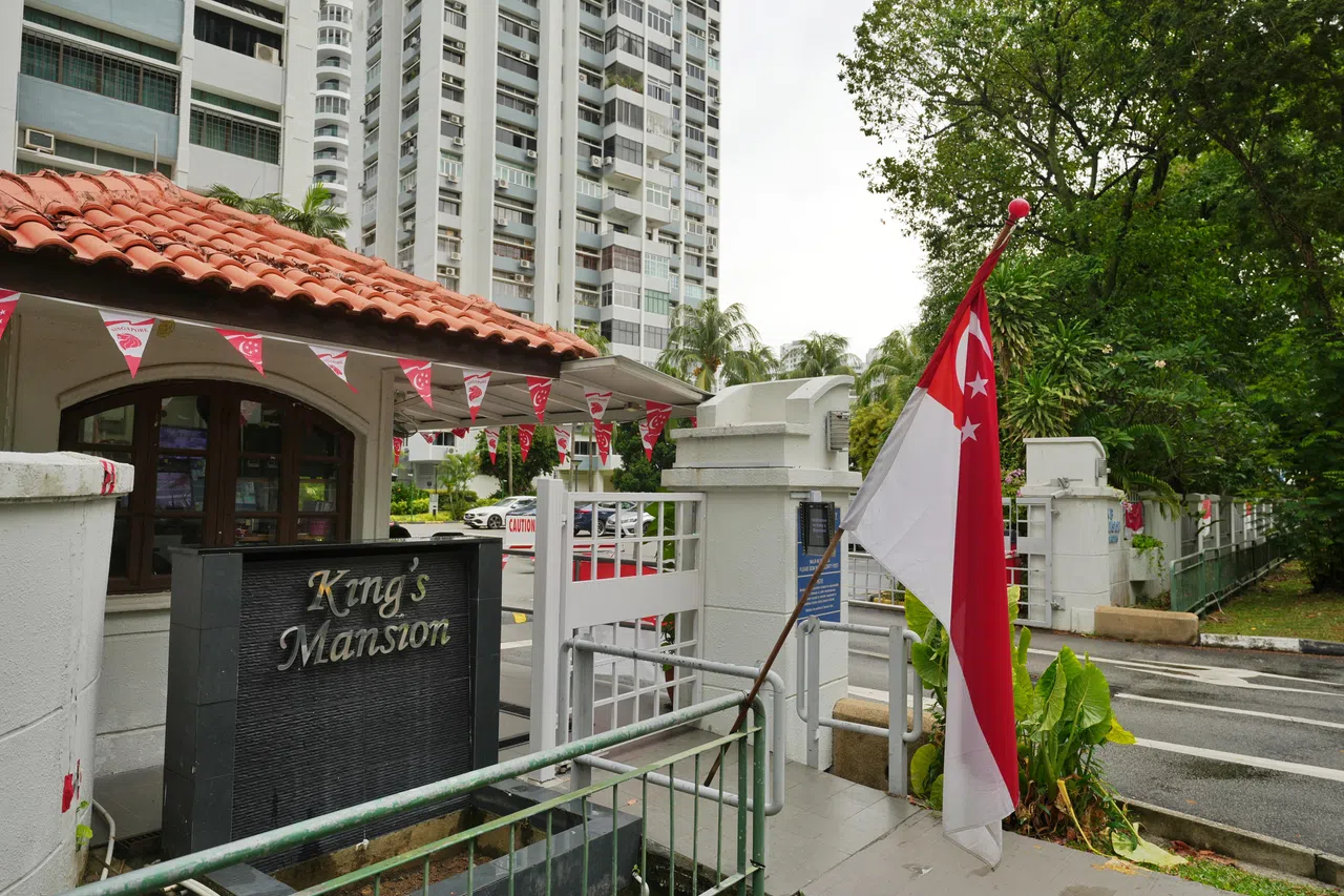 统一大厦（King’s Mansion）屋龄虽有45年，仍可以469万元的高价卖出。（谢智扬摄）