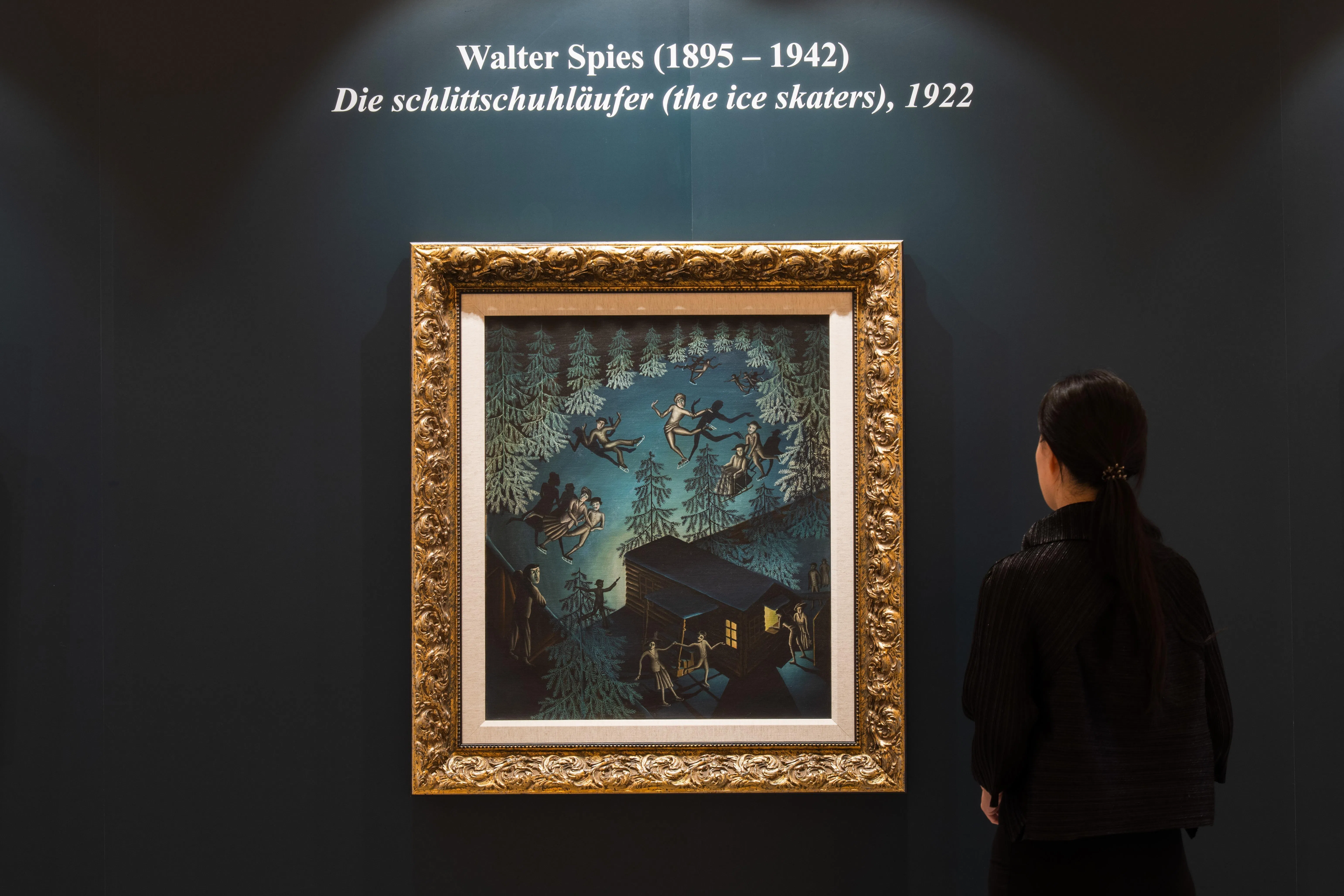 沃尔特 · 史毕斯移居印尼前的作品《滑冰》。（苏富比）
