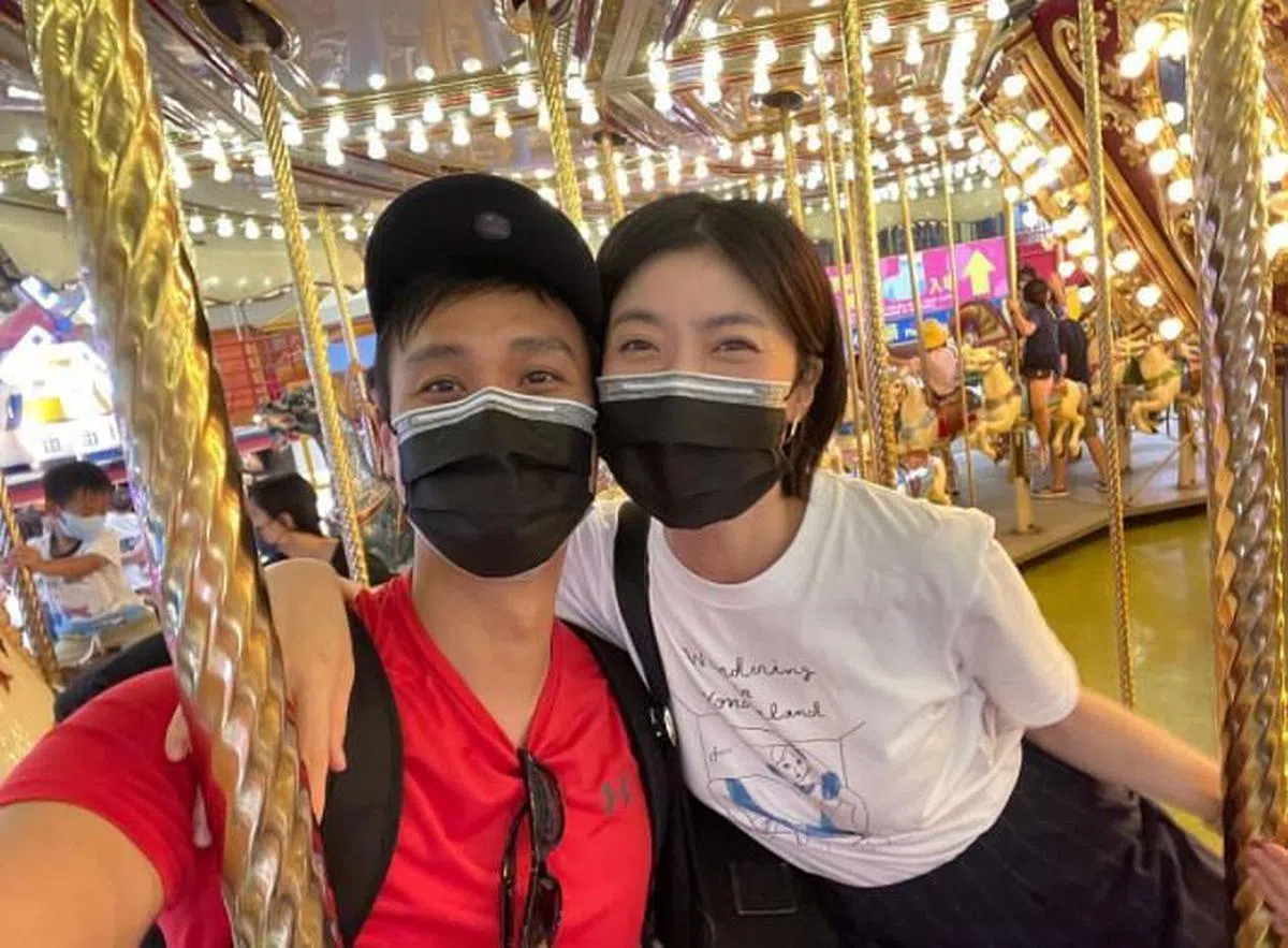 陈邦鋆和庞蕾馨结婚9年，育有一子一女。（取自IG）