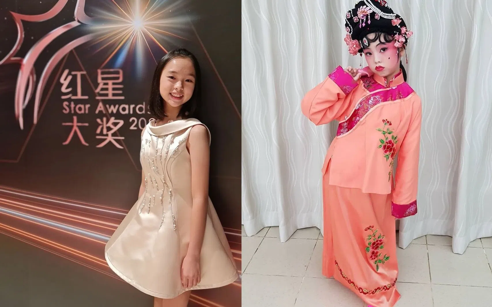 12岁的吴委恩不仅是戏剧演员，还是传统潮剧演员。（取自吴委恩IG）