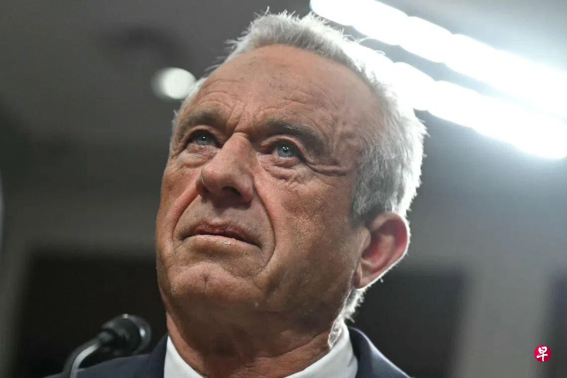 美参议院通过提名小肯尼迪出任卫生部长| 联合早报