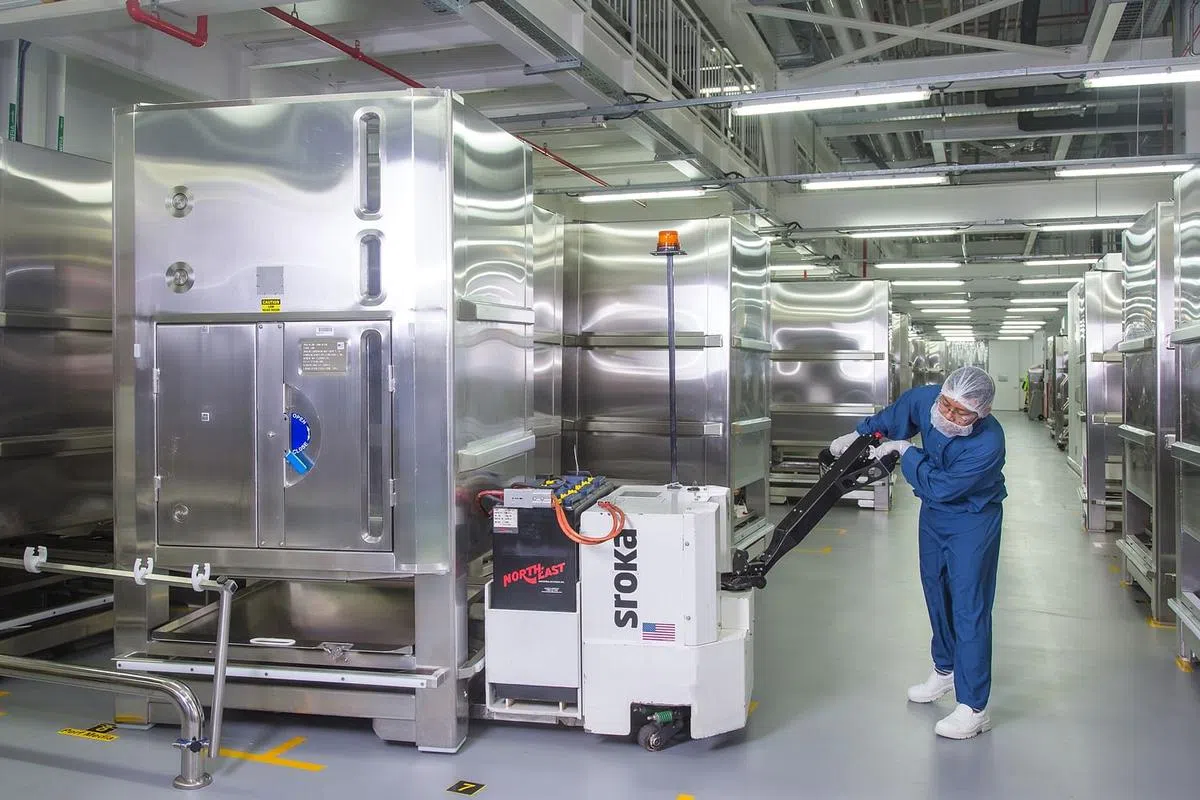 安进在新加坡打造新一代生物制药设施，采用高效率而且创新的生产流程。（图/安进提供）