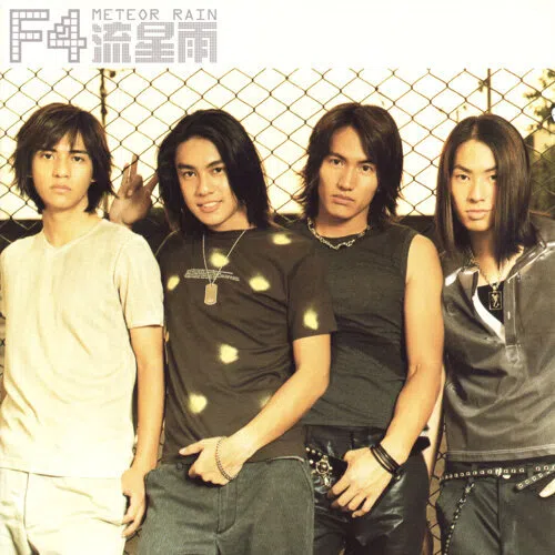 F4在2001年发行第一张专辑《流星雨》。（互联网）