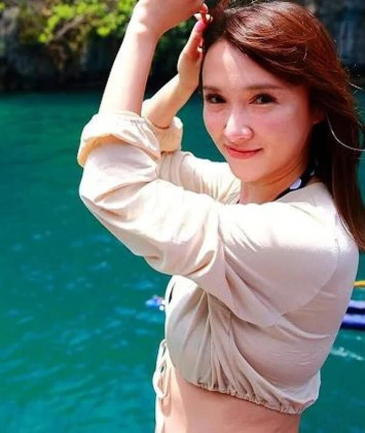 前女主播刘芯彤。（取自网络）