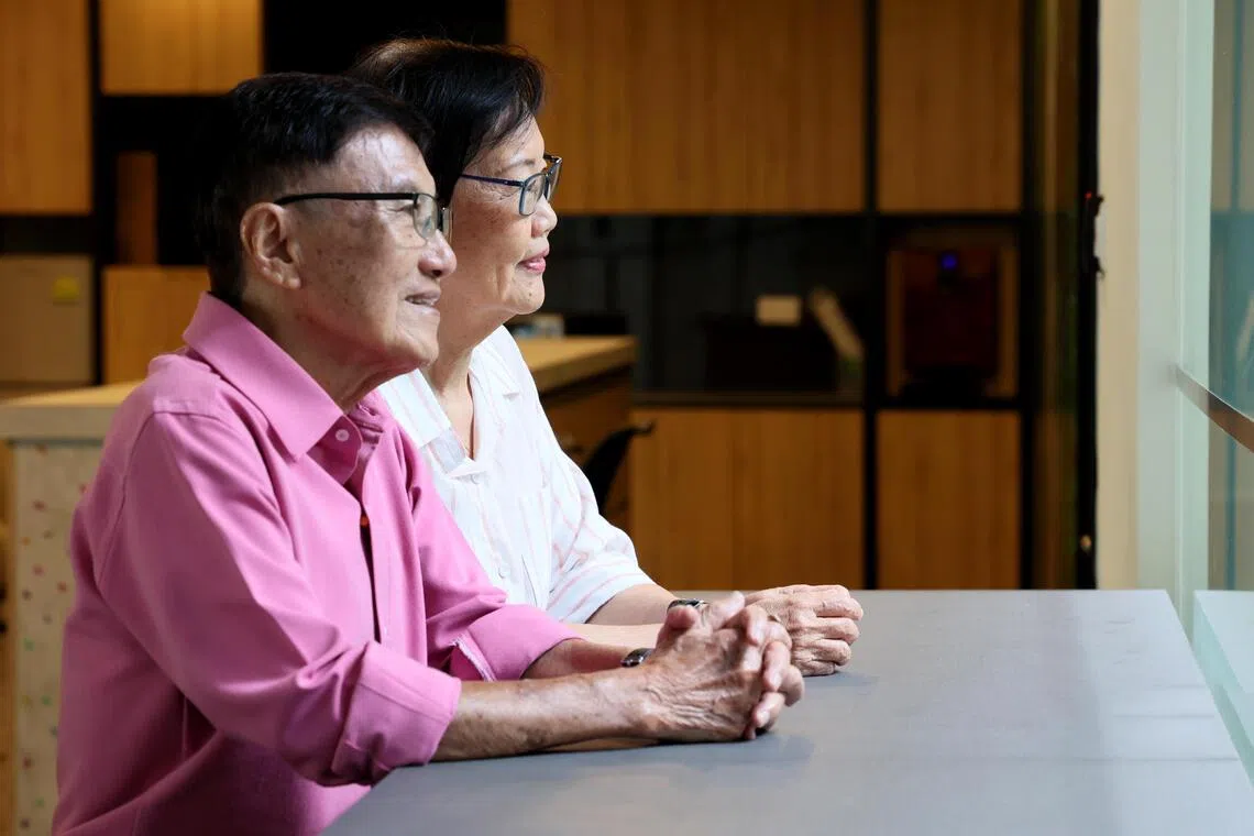 浪漫于谢亚杉和宋美莲而言就是彼此陪伴。（龙国雄摄）