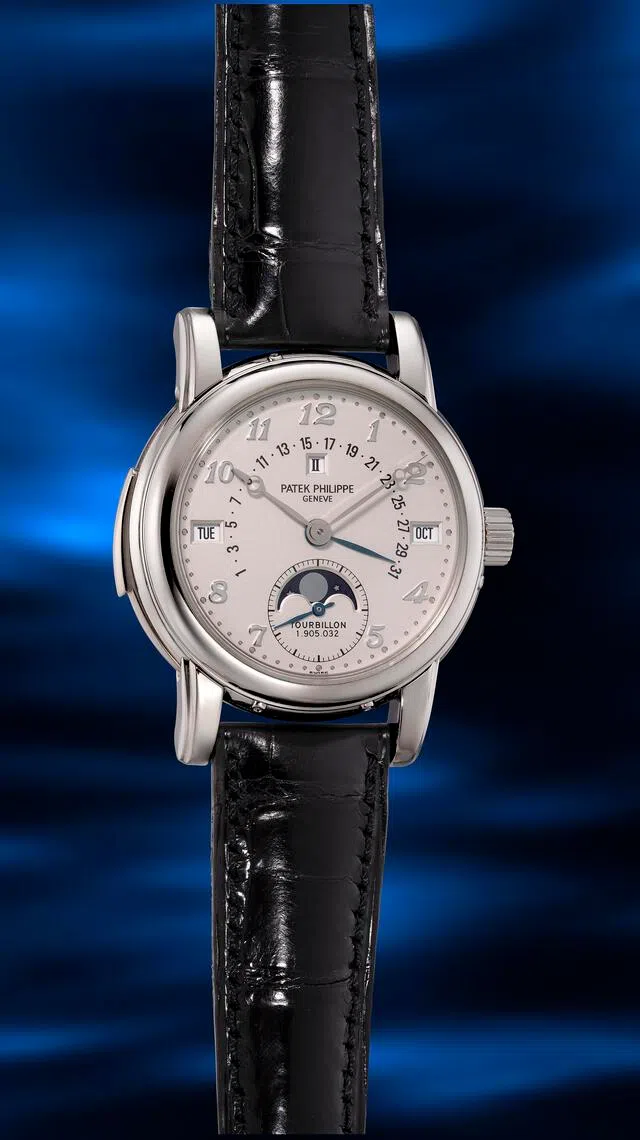Ref.5016P曾是品牌史上最复杂腕表，集三问报时、陀飞轮、万年历与逆跳日期于一身。（富艺斯提供）